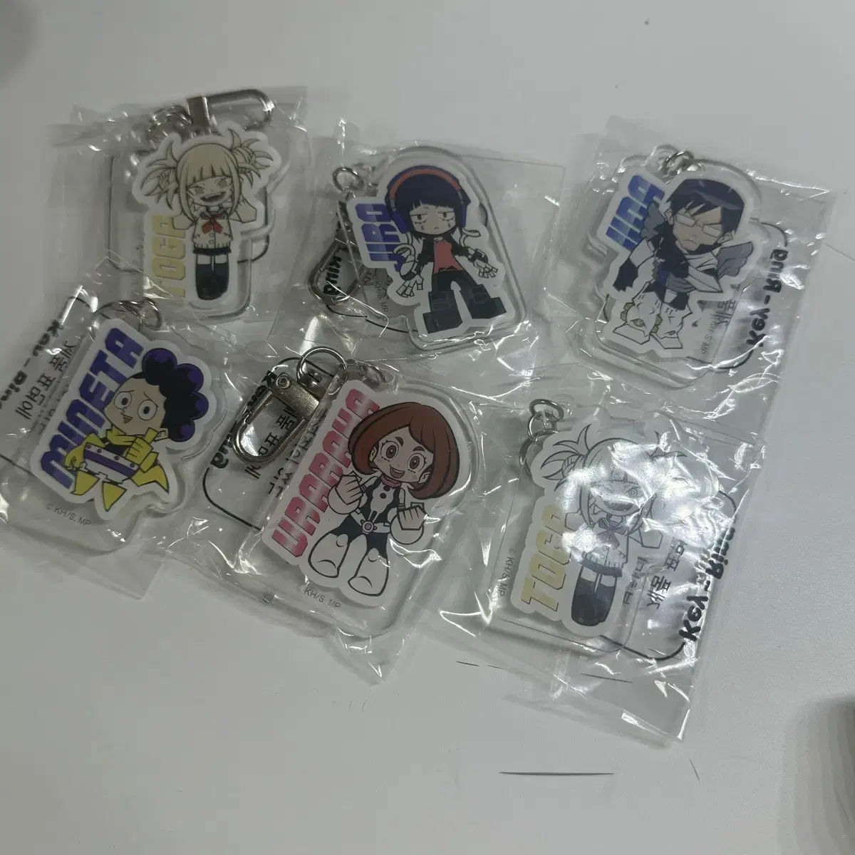 Hiroaka keyring uraraka iida toga mineta jiro