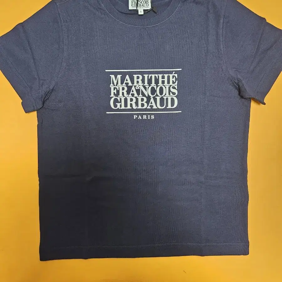 마리떼 W CLASSIC LOGO TEE NAVY_S