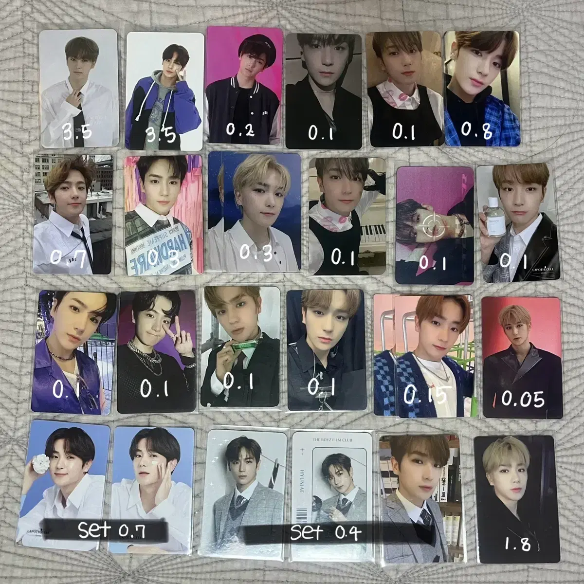 The Boyz hyunjae photocard wts tc unreleased photocard Photocard album Bionking