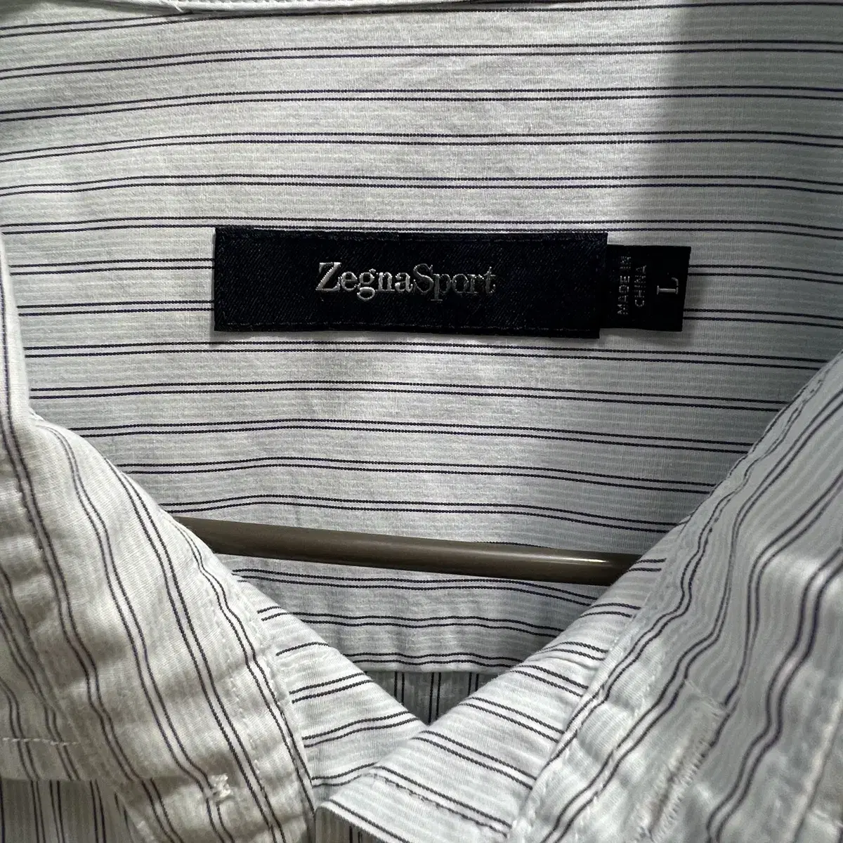 Ermenegildo zegna striped shirt L사이즈