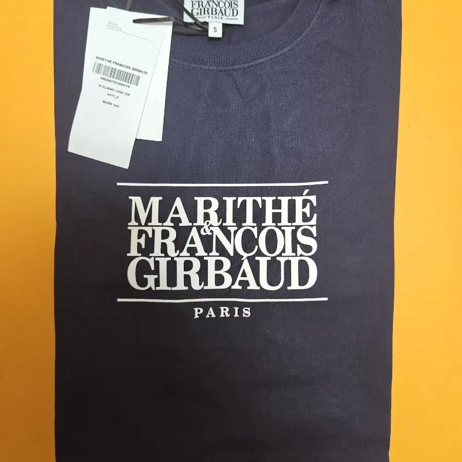 마리떼 CLASSIC LOGO TEE NAVY_M