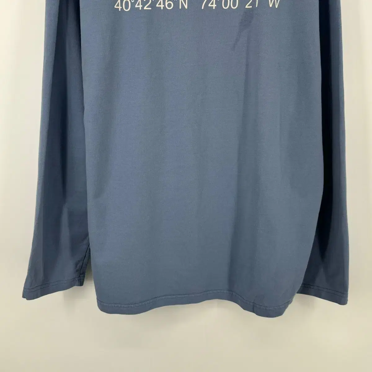 그루브라임 긴팔 티셔츠 (L size / BLUE)