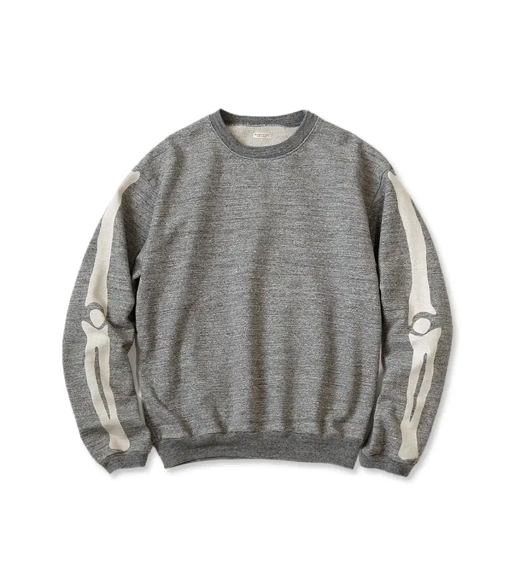 Capital Fleece Big Crew Neck Sweat Heather Charcoal