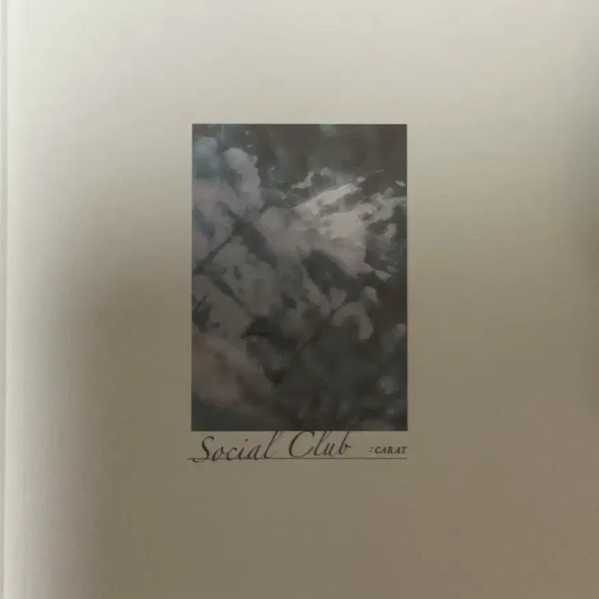 Social club 세븐틴 포토북