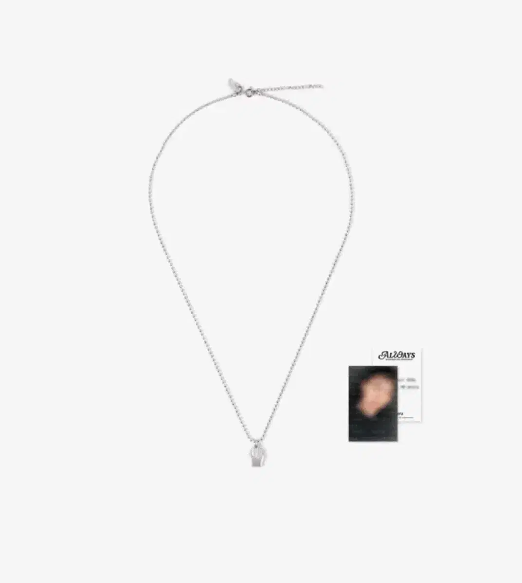 (Thanksgiving discount!) Seventeen mingyu 9th Anniversary Necklace, Photocard