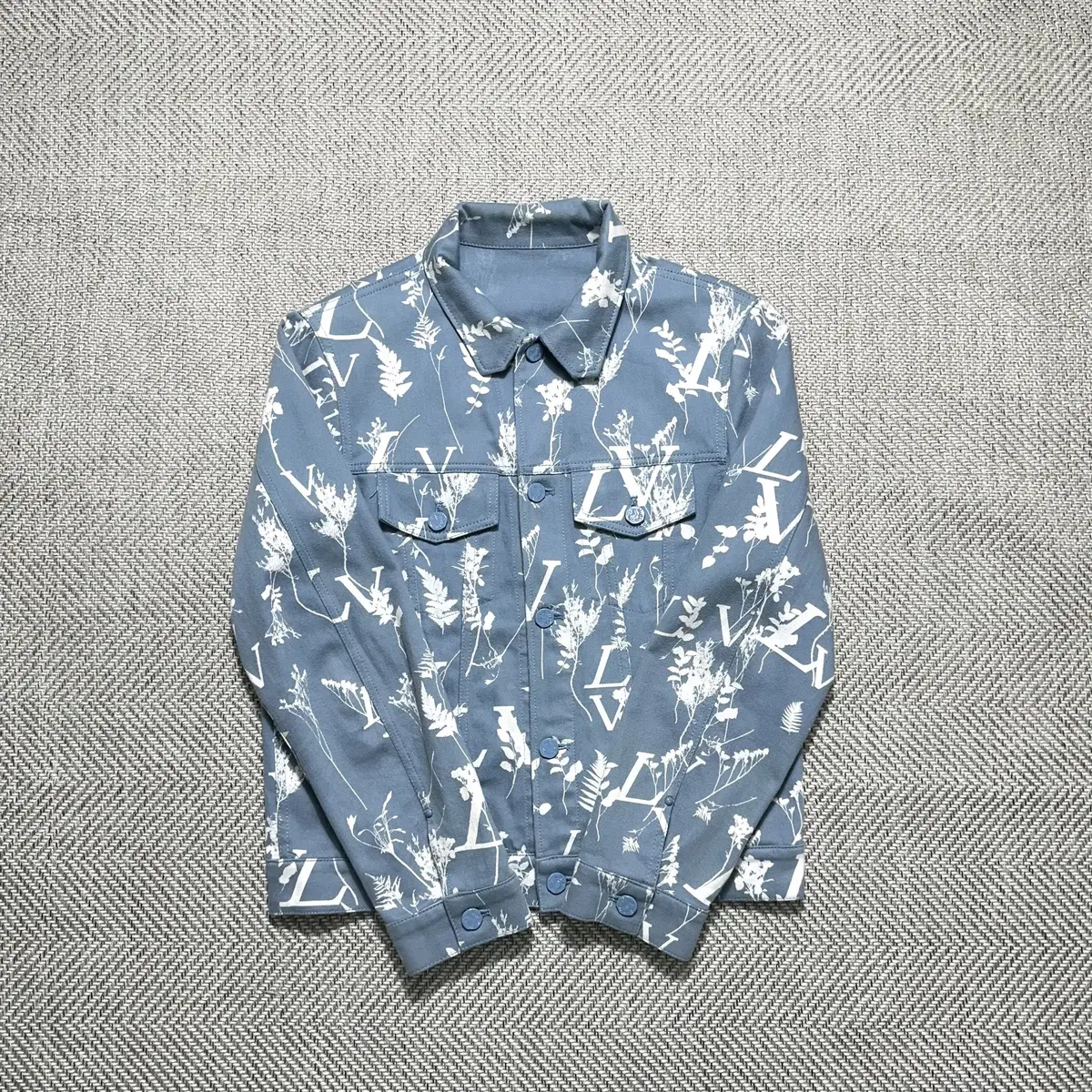 Louis Vuitton Leaf Denim Jacket 46