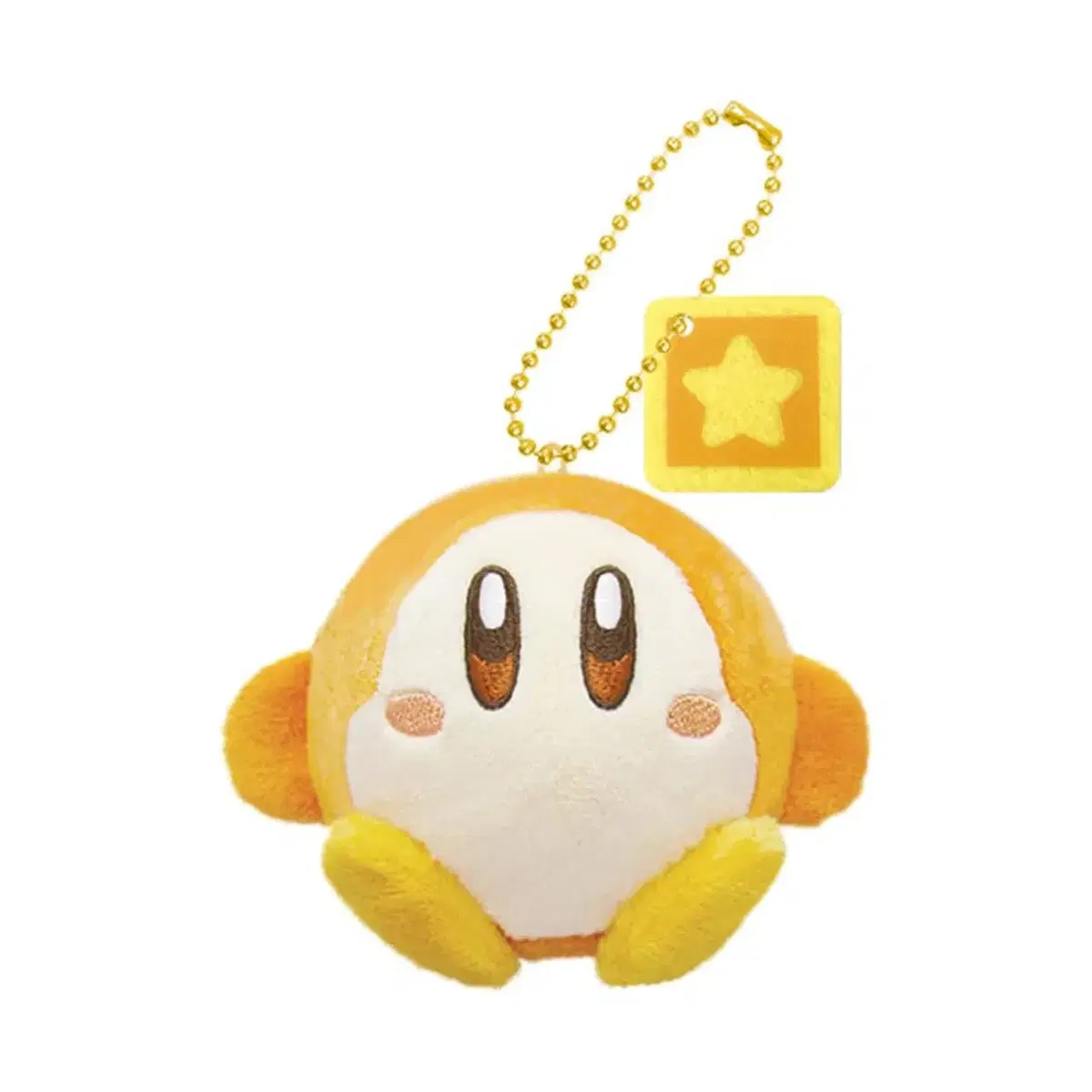 Waddledee and Mochi Mochi mascot key holder keyring by Kirby of the Stars