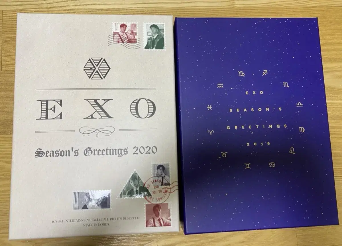 Exo 2019 2020 seasons greetings sell (with photocard)