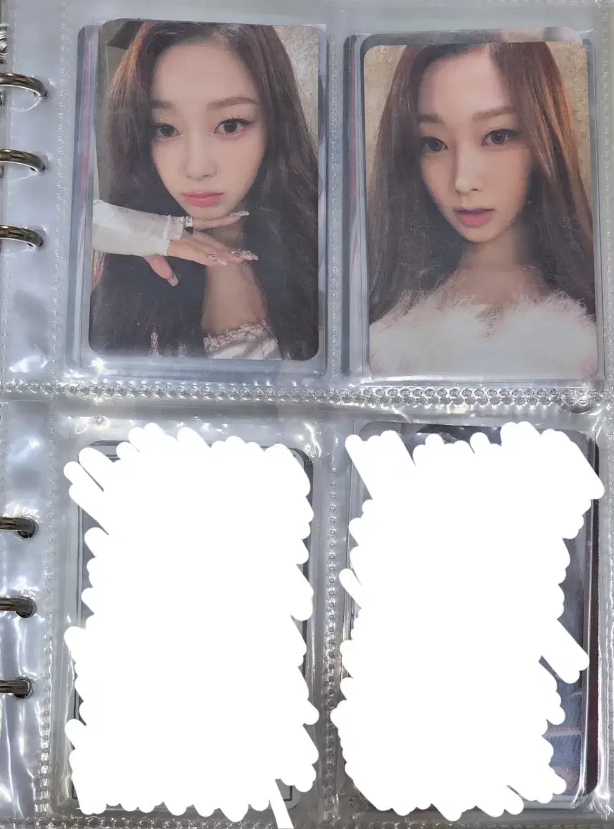 Bulk) Aespa Pink Christmas photocard giselle