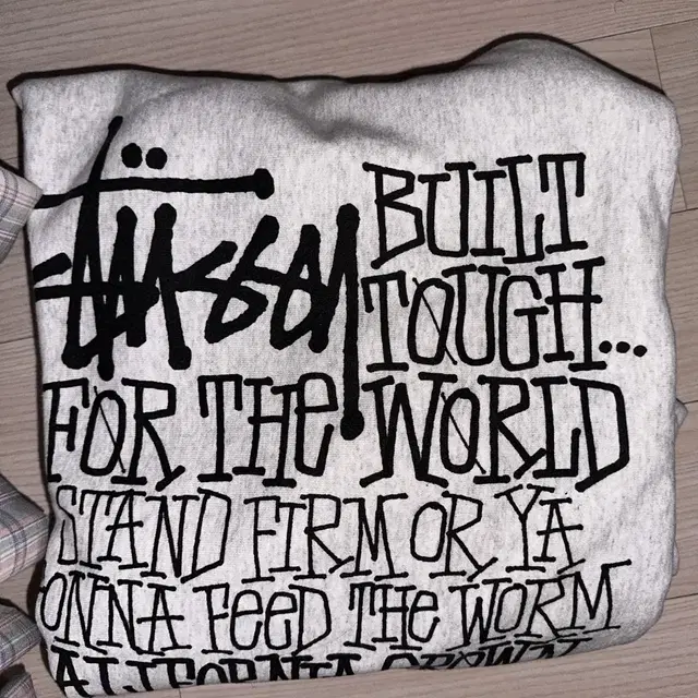 Stussy 스투시 캘리포니아 그로운 후드 애쉬 헤더