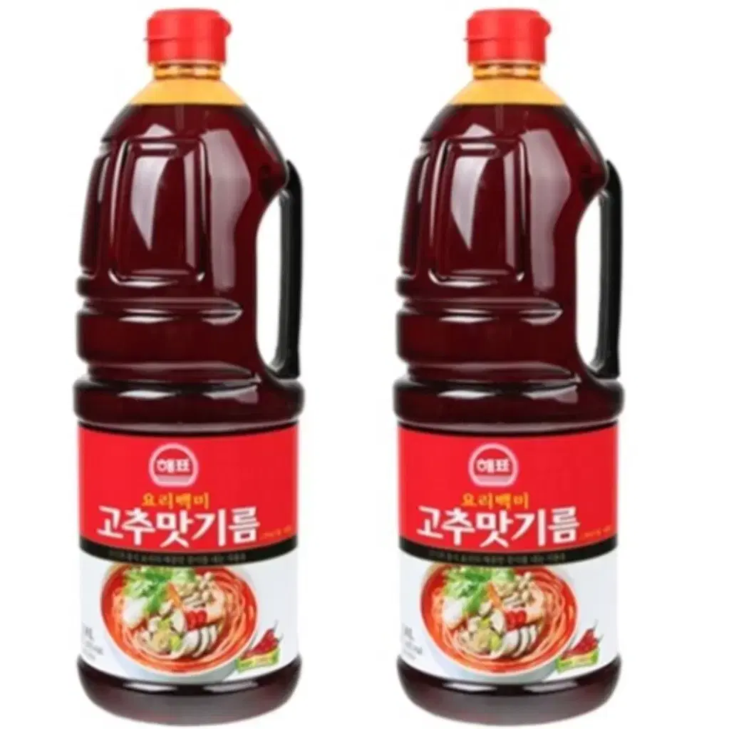 [무료배송] 해표 고추맛기름 1.8L 2개