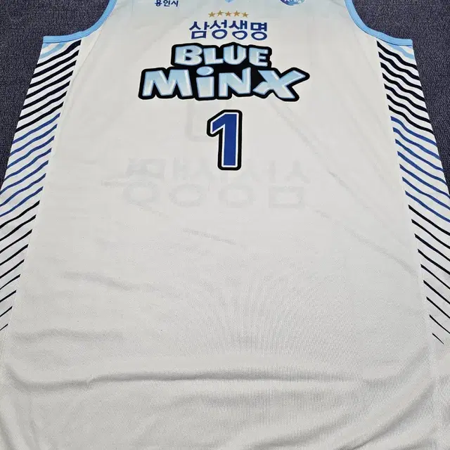 2017-18 WKBL 삼성생명 박하나 홈 싸인유니폼 XL