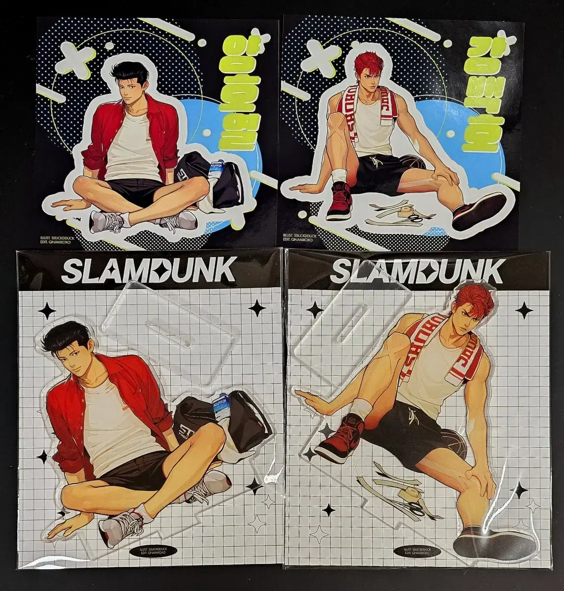 slam dunk good heat kang baekho unofficial acrylic stand/sticker sells