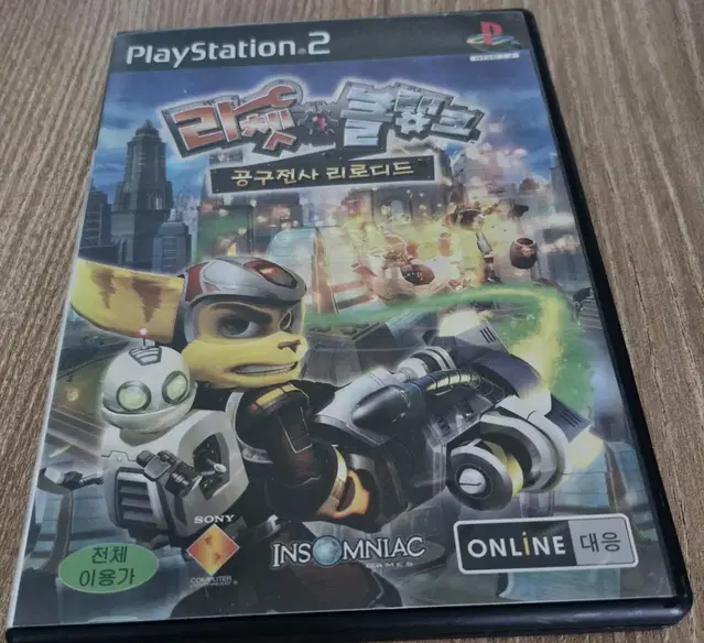 PS2 라쳇앤클랭크 리로디드 정발