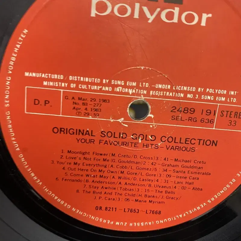 SOLID GOLD COLLECTION  LP / AA3586