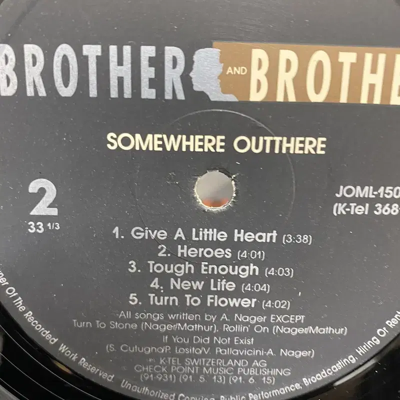 BROTHER AND BROTHER LP / AA3593