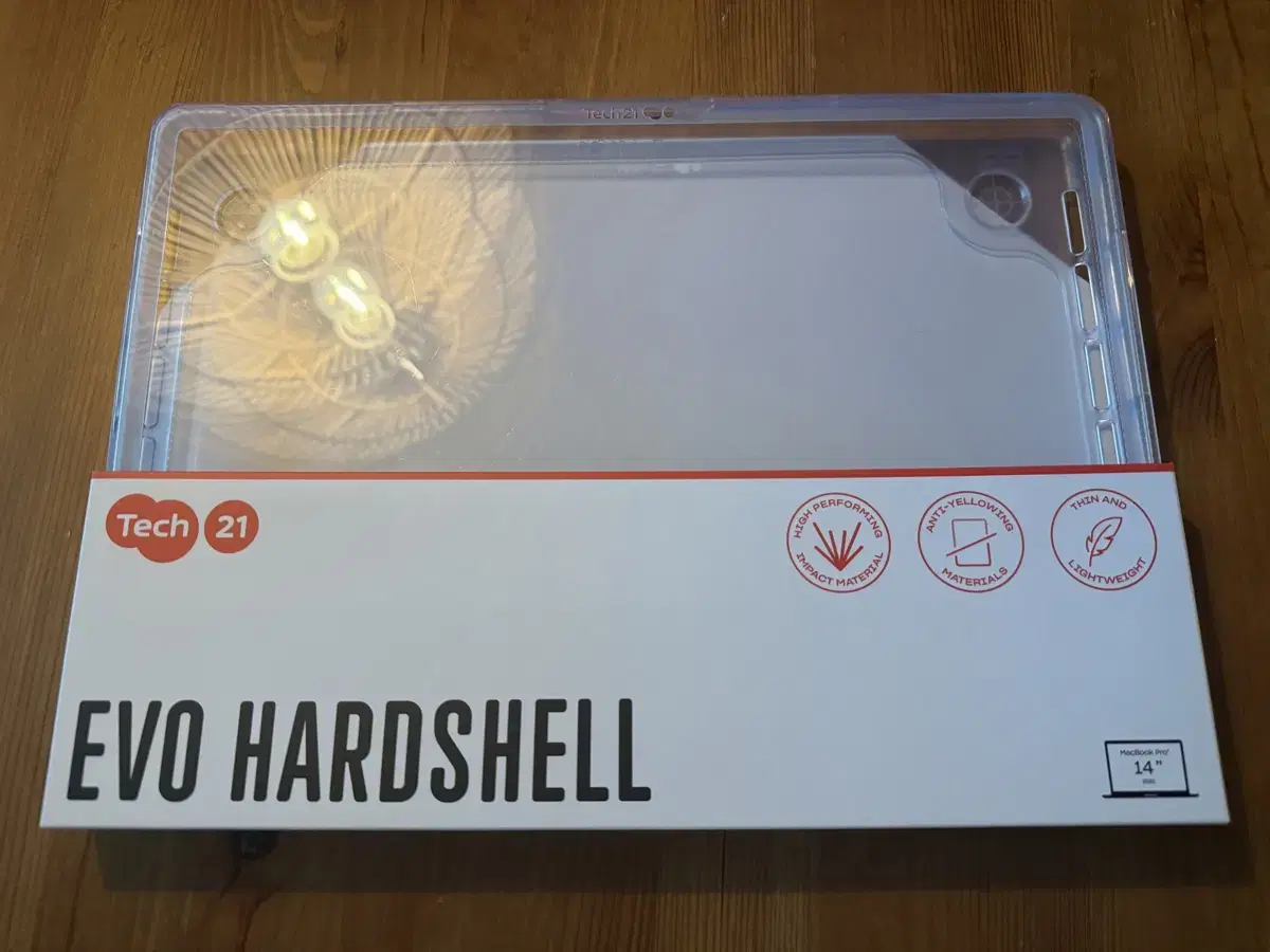 맥북 프로 14인치 케이스  EVO HARDSHELL 투명