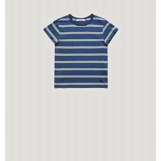 파르벵 티셔츠 farven STRIPE SYMBOL T-SHIRT