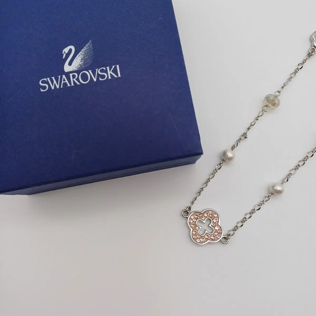 SWAROVSKI 스와로브스키 플라워 목걸이 [6861_0033-05#]