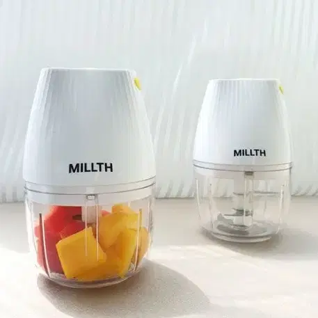 [미개봉 새제품] MILLTH(밀쓰) 에그 쵸퍼/다지기/마늘다지기/분쇄기