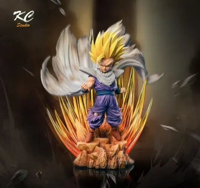 [New] Kc Dragon Ball Super Saiyan 2 Son Gohan Resin Statue [Overseas Spot].