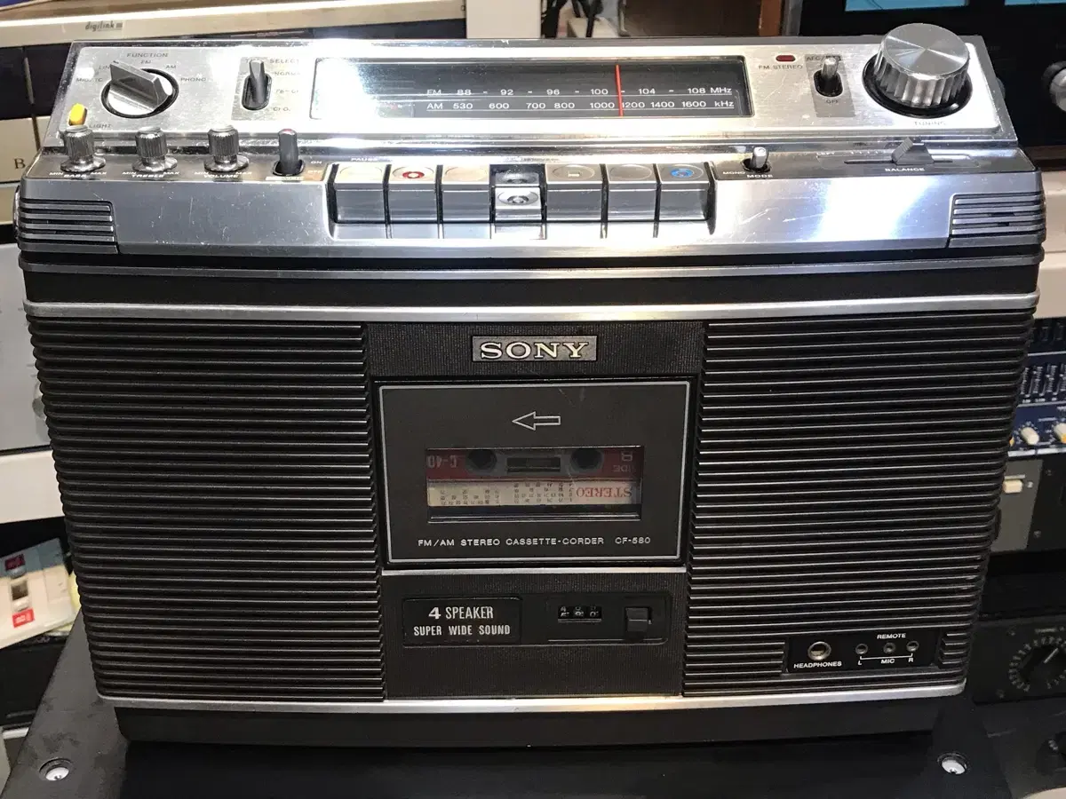 Sony fm CF-580 4speaker Cassette