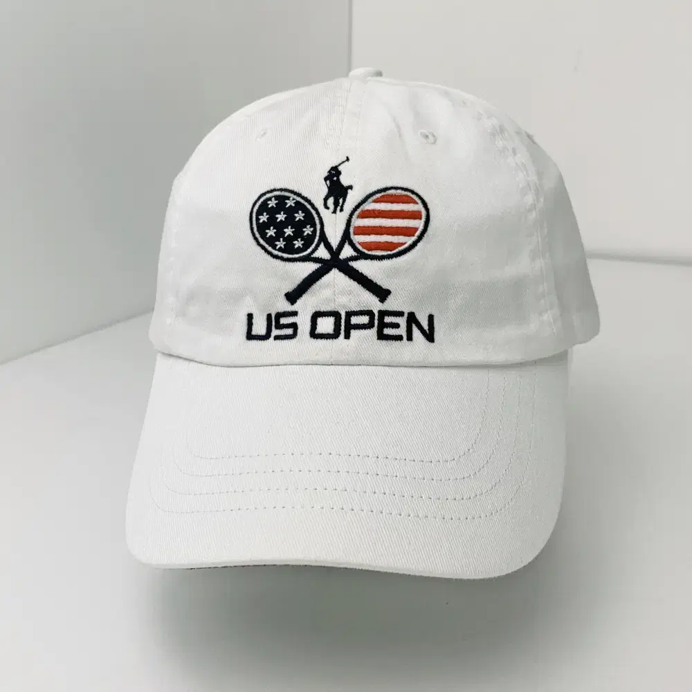 Polo 폴로 랄프로렌 코튼 치노 볼캡 모자 화이트 US OPEN