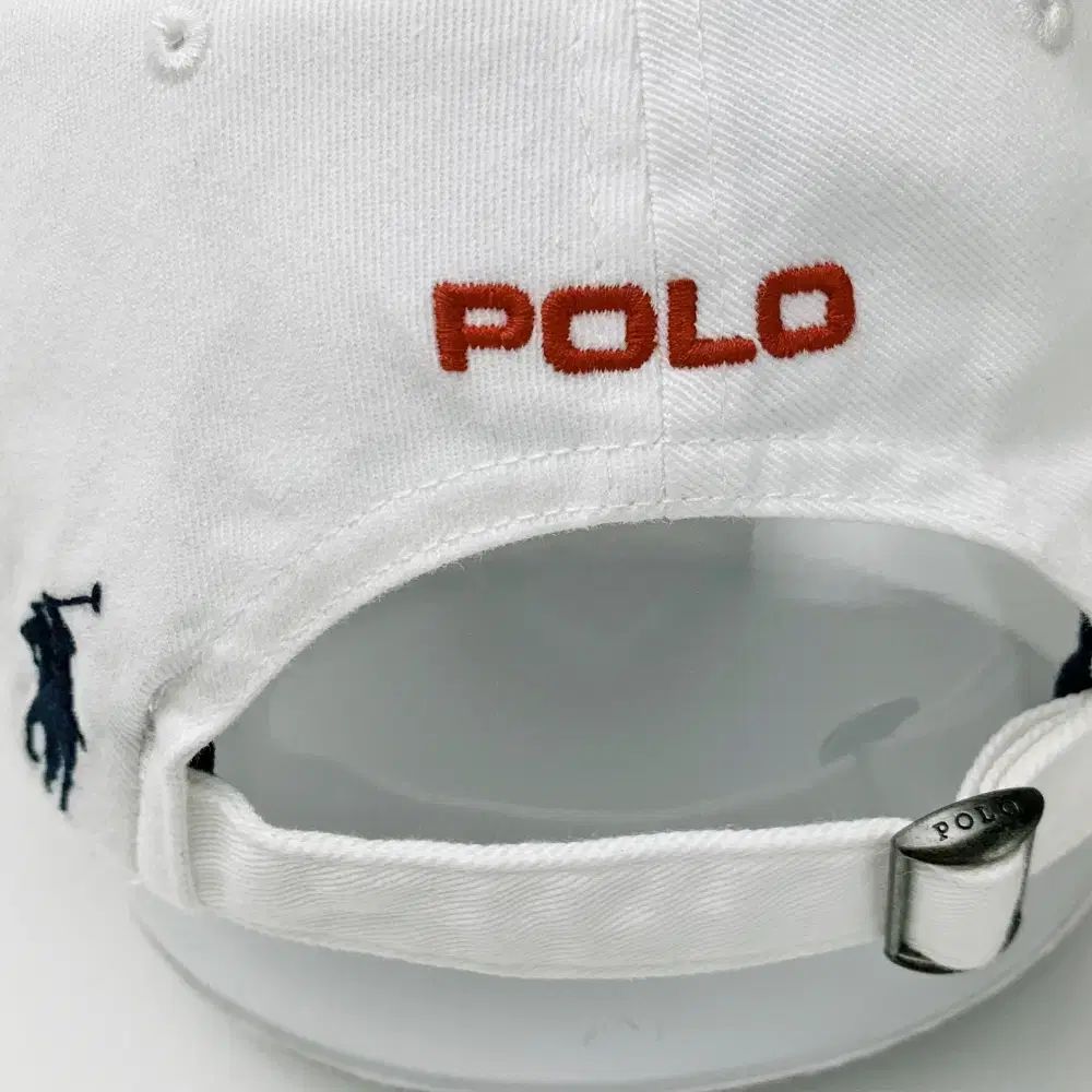 Polo 폴로 랄프로렌 코튼 치노 볼캡 모자 화이트 US OPEN