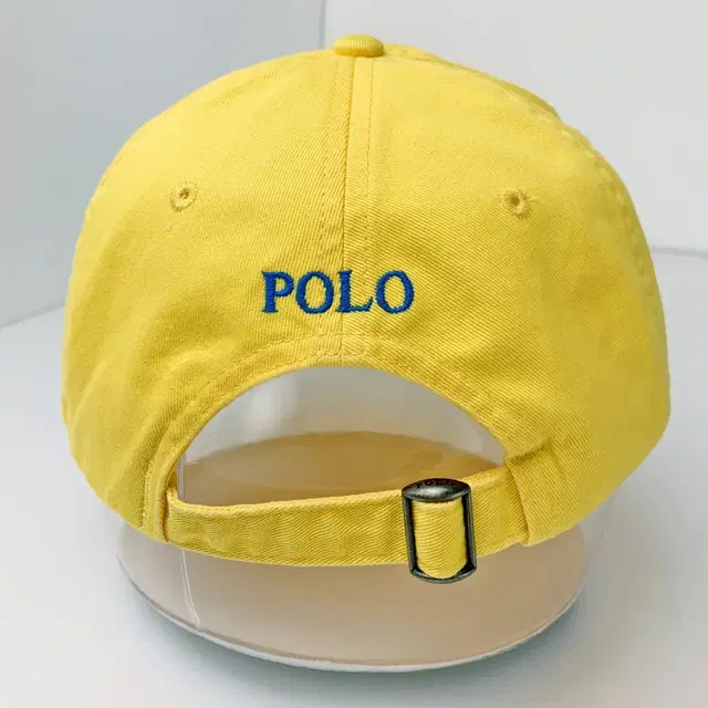 Polo 폴로 랄프로렌 코튼 치노 볼캡 모자 옐로우/블루포니