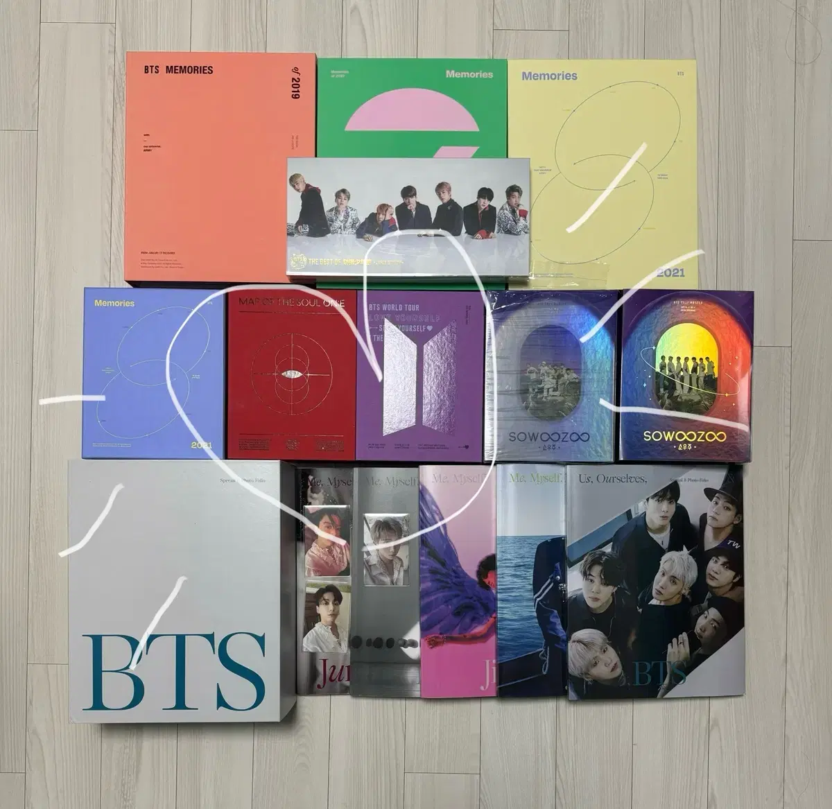 BTS photocard dvd photobook blu-ray Microcosm Mapsole Memories