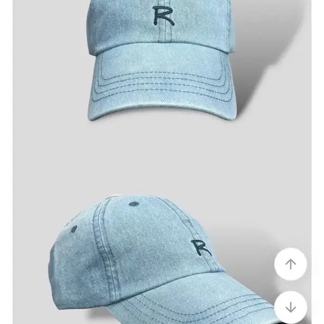 Riad Denim Cap (Sky blue) 데님 볼캡, 캡모자