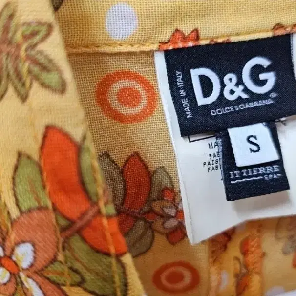 D&G ITTEIERRE 플라워패턴 반팔셔츠