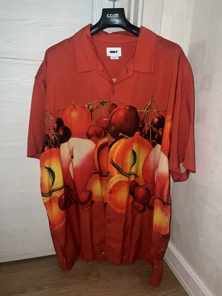 Obey fruit summer shirt 오베이 하와이안 셔츠 (XL)