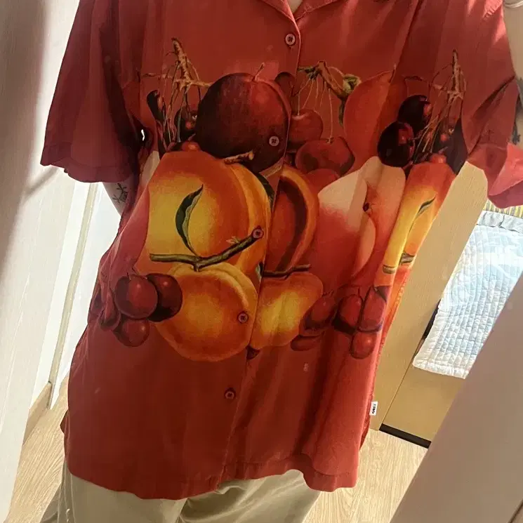 Obey fruit summer shirt 오베이 하와이안 셔츠 (XL)