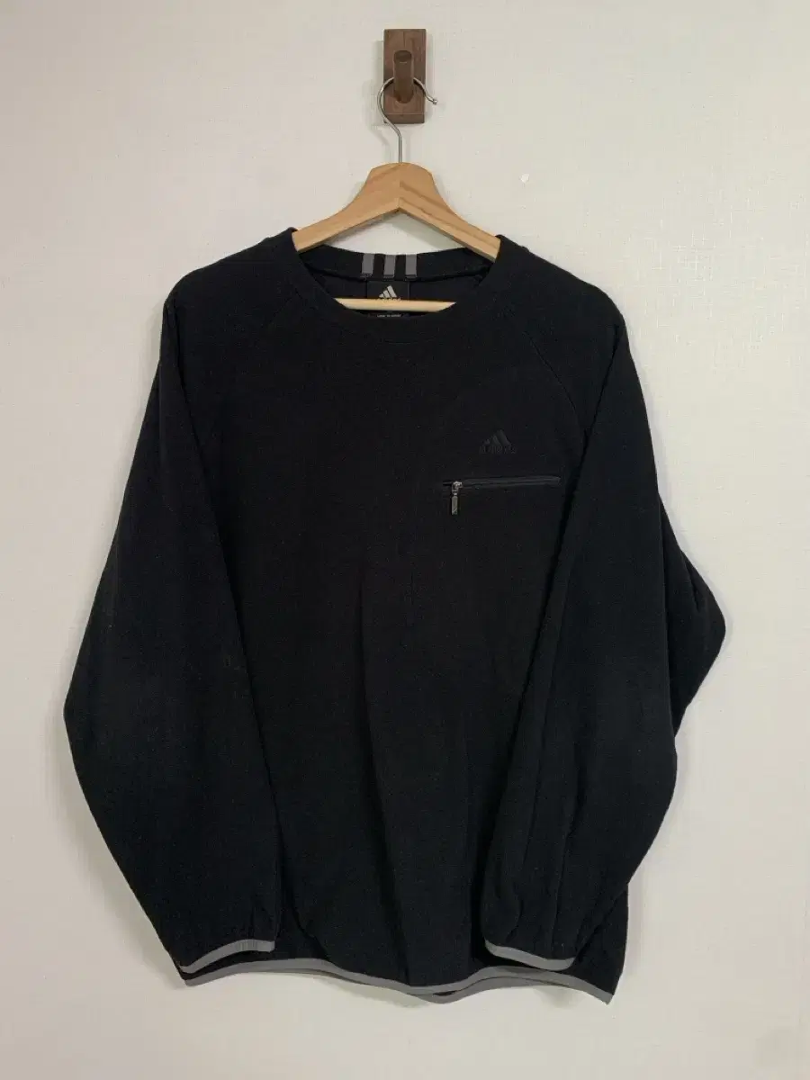 [100]Adidas Brushed Long Sleeve Training Warmup