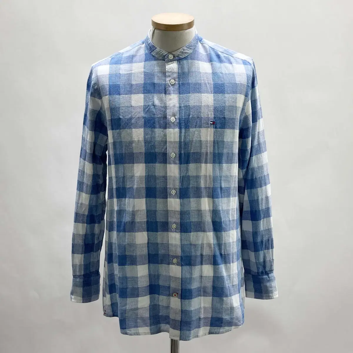 Tommy Hilfiger Men's Cotton Long Sleeve Southern Check 90 Jinsense