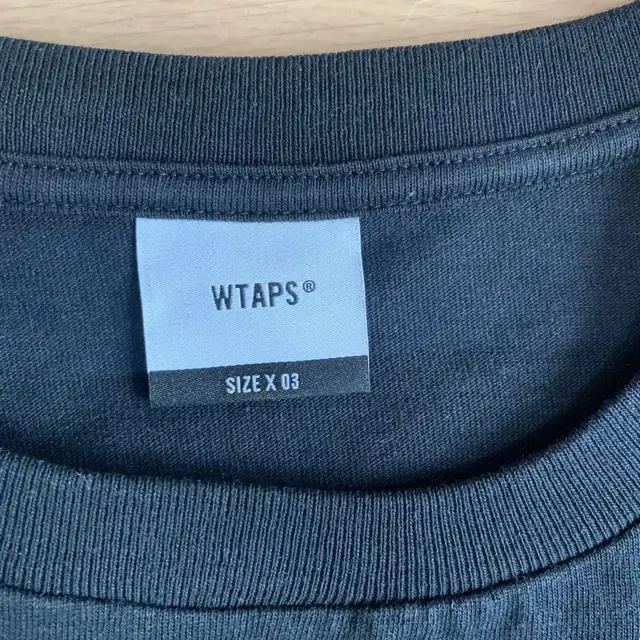 [L] WTAPS 더블탭스 롱슬리브 긴팔 티셔츠 블랙