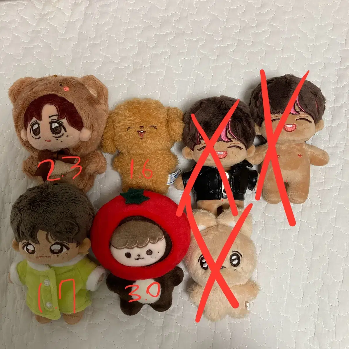 haechan doll bulk wts 곰효기 햇토끼 동배 꾸미