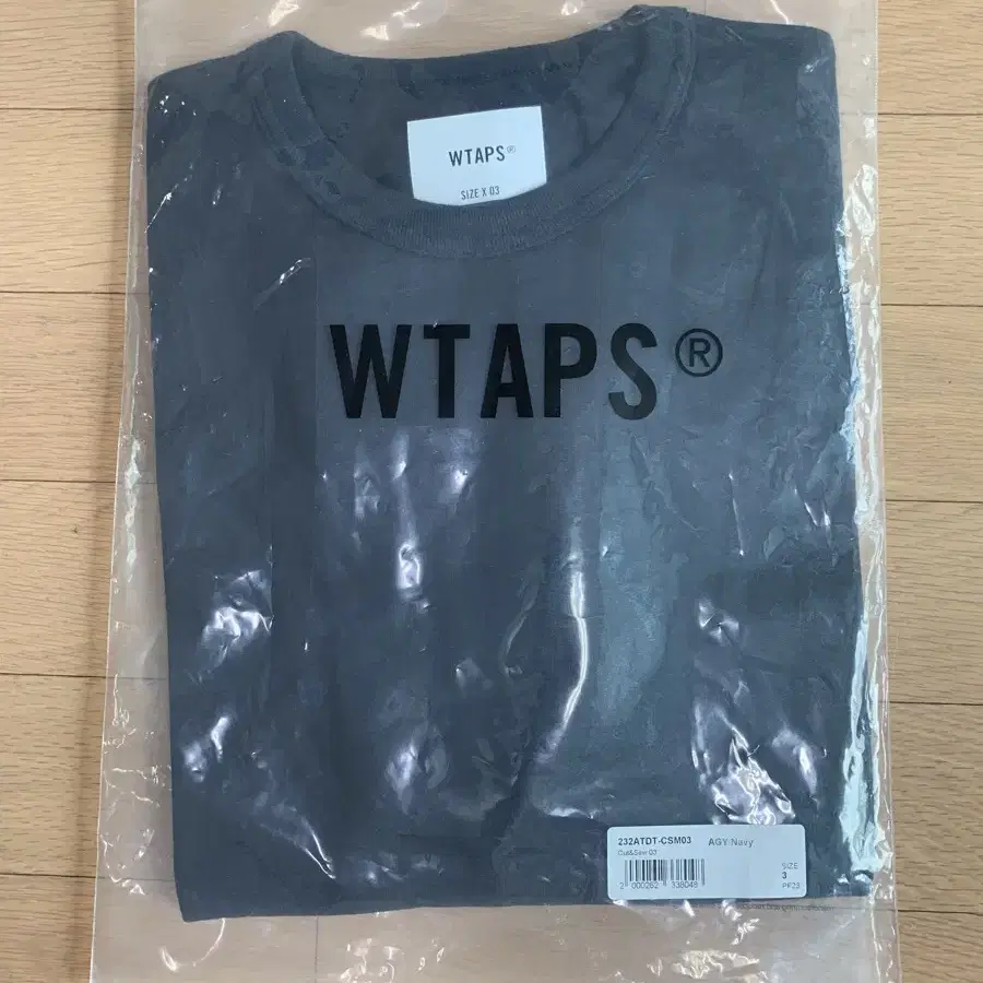 [L] WTAPS 더블탭스 반팔 티셔츠 네이비