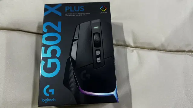 로지텍코리아 G502 X PLUS 무선 게이밍 마우스 미개봉품