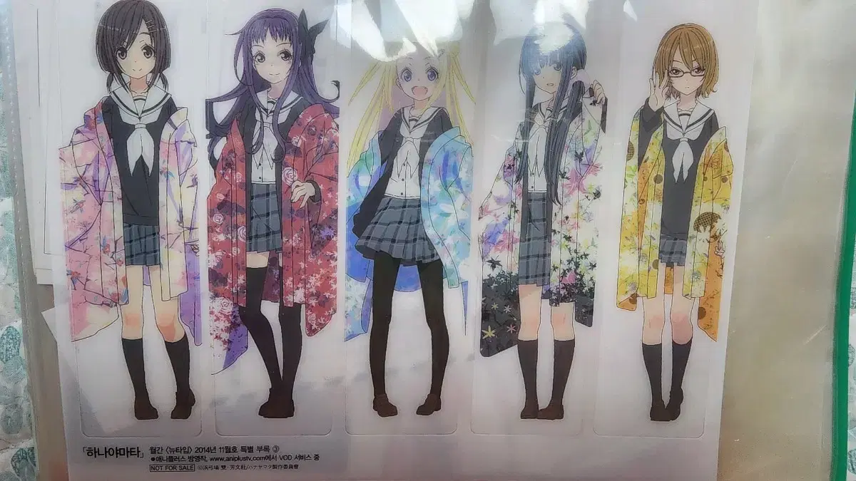 Hanayamata Bookmarks