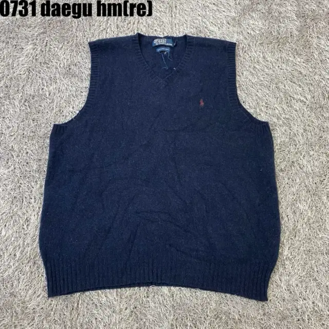 POLO 폴로 니트 조끼 XL