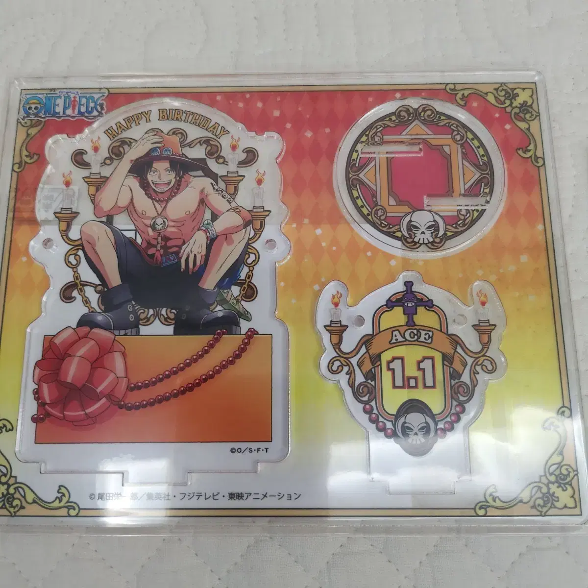 [Unsealed] ONEPIECE Ace birthday acrylic Mugiwara Shop Ace Acrylic