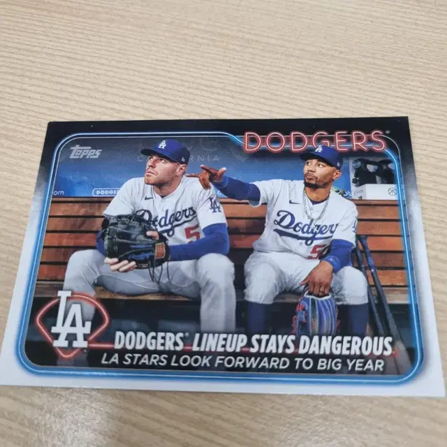 MLB LA dodgers 다저스 무키베츠 프레드프리먼 24년카드