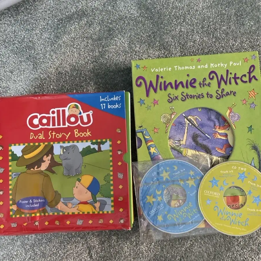 까이유듀얼스토리북& Winnie the Witch 6권(CD2포함)