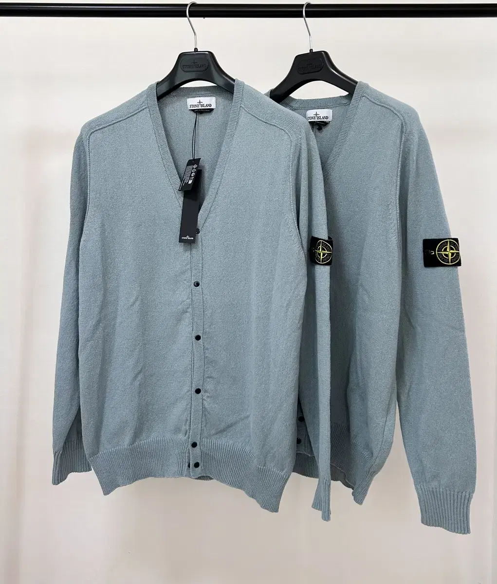 Stone Island 23SS Cotton V-Neck Cardigan 527D3