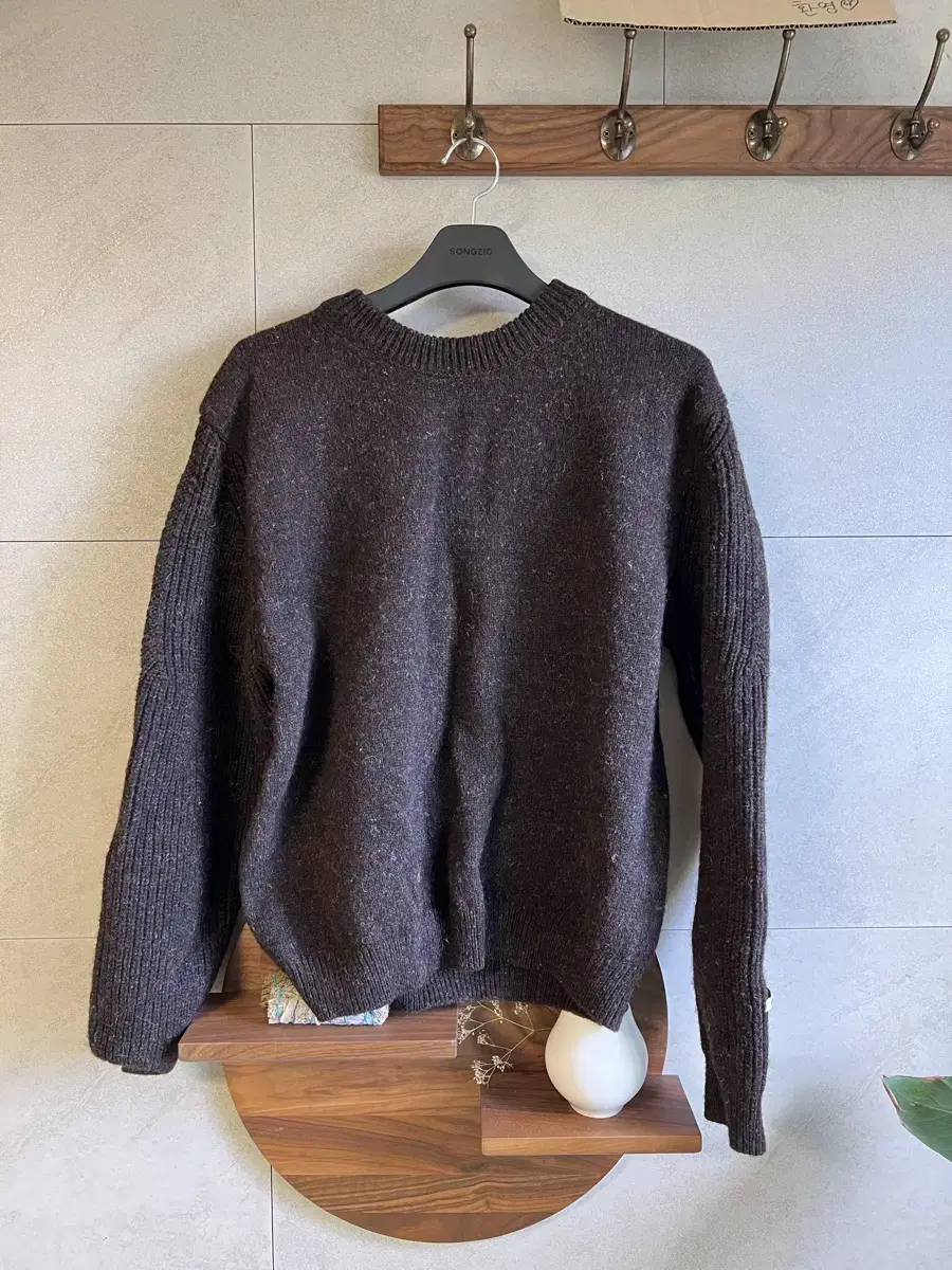 Recto Chunky Knit Brown S