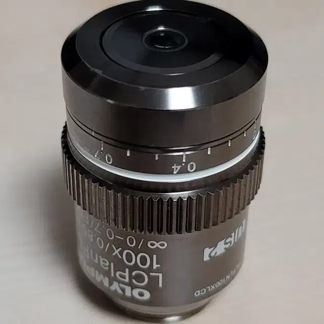 Olympus 현미경 렌즈 LCPlanFL-N 100x 중고 팝니다.