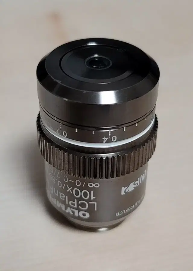 Olympus 현미경 렌즈 LCPlanFL-N 100x 중고 팝니다.