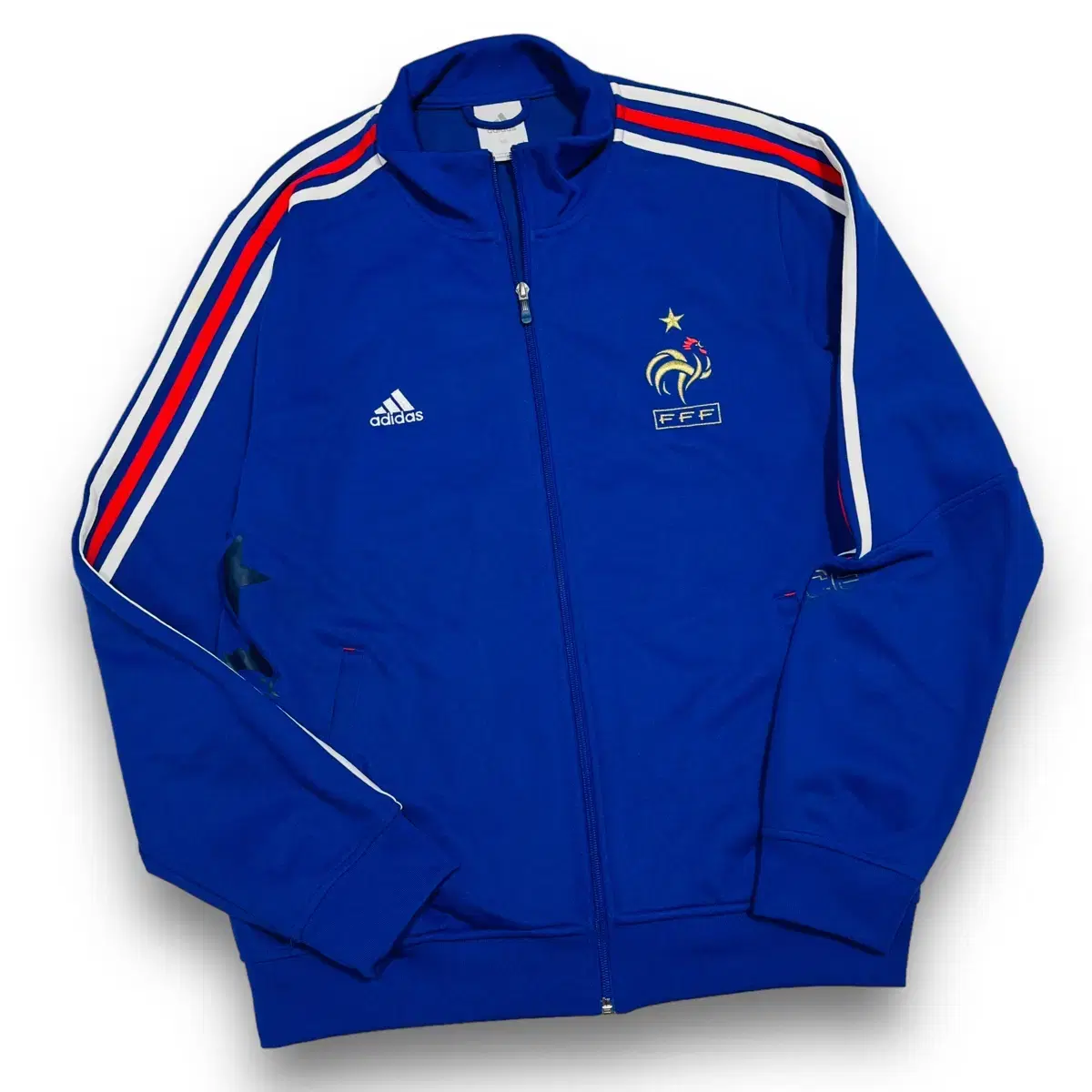 Adidas France National Team Embroidered Logo Track Top bloo Jersey